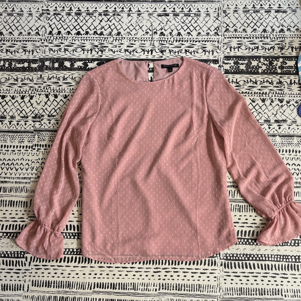 Banana Republic Factory Dusty Pink Blouse